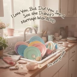 Cover art for I Love You, But Did You See the Dishes? Marriage With ADHD